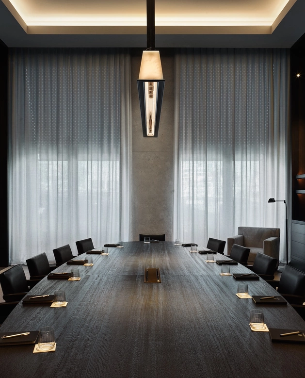 Raamdecoratie in vergader-& seminariezalen